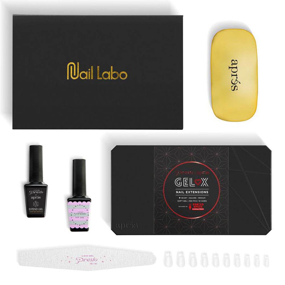 Apres Nail Labo G-X Kit Heart Square MediumTip NLSET-SMHeart