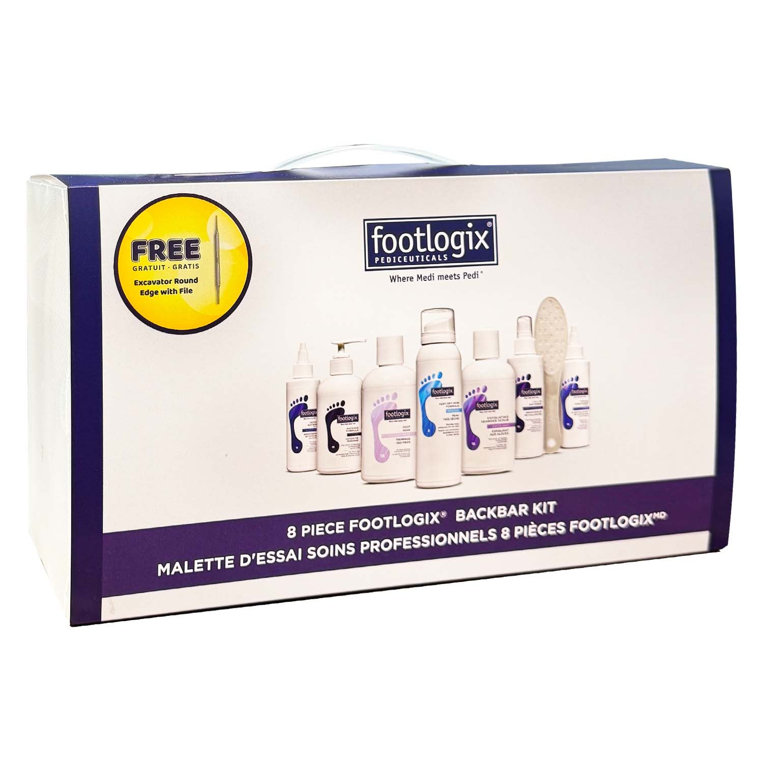 Footlogix The Power 8-Piece Professional Kit 01410