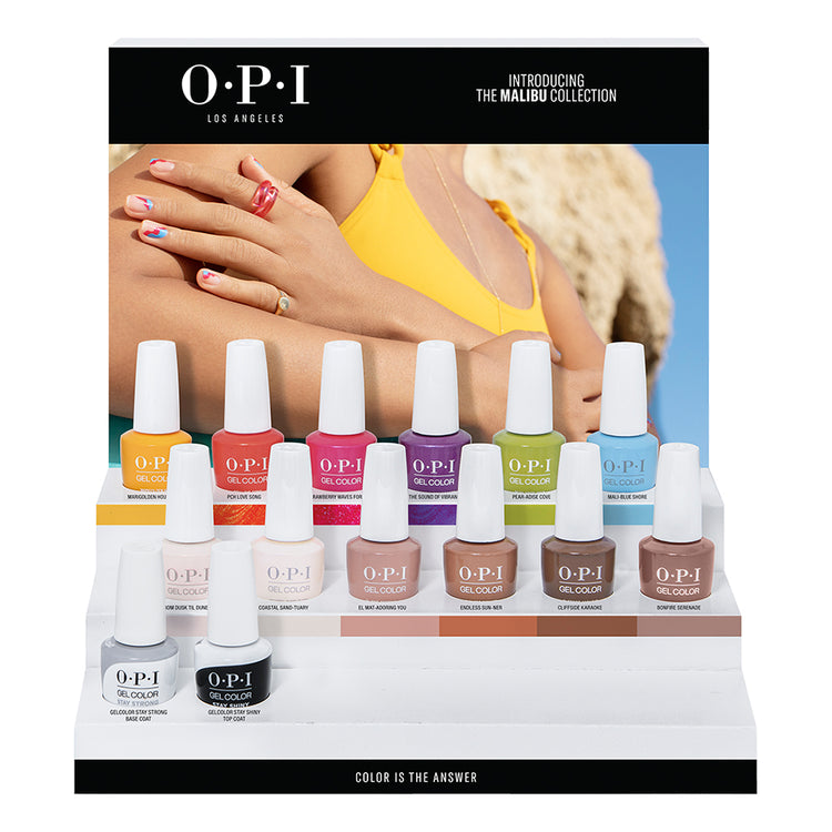 OPI Gelcolor The Malibu 14Pcs Counter Display GC310