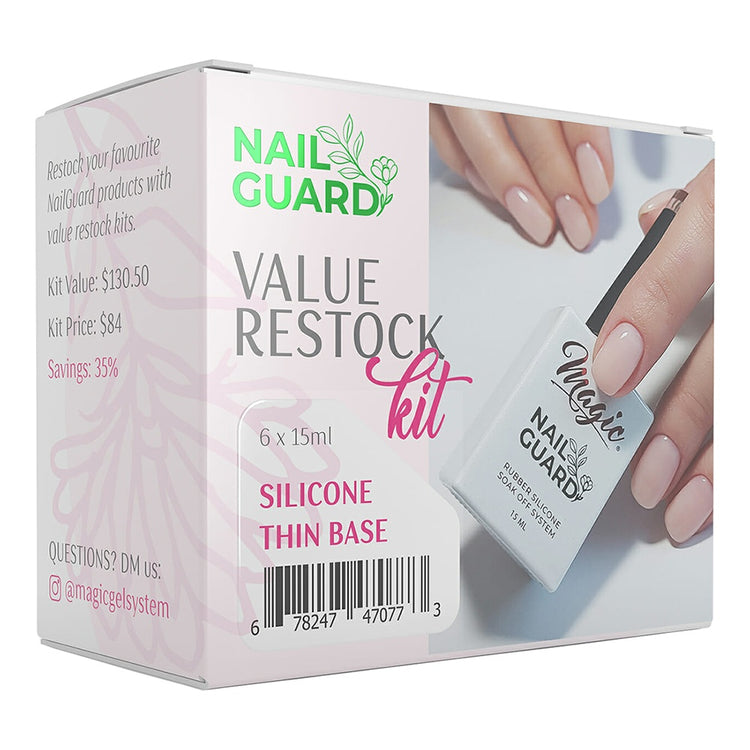 Magic Gel Value Restock Kit 6PK Silicone Thin Base 47077