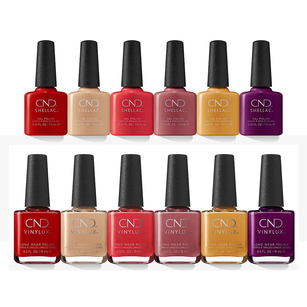CND Shellac & Vinylux Wild Romantics Fall 2021 12Pcs 00937