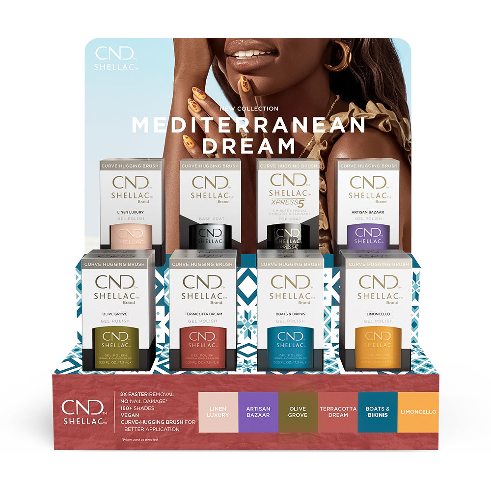 CND Shellac Mediterranean Dream 16PC Summer 2022 01002