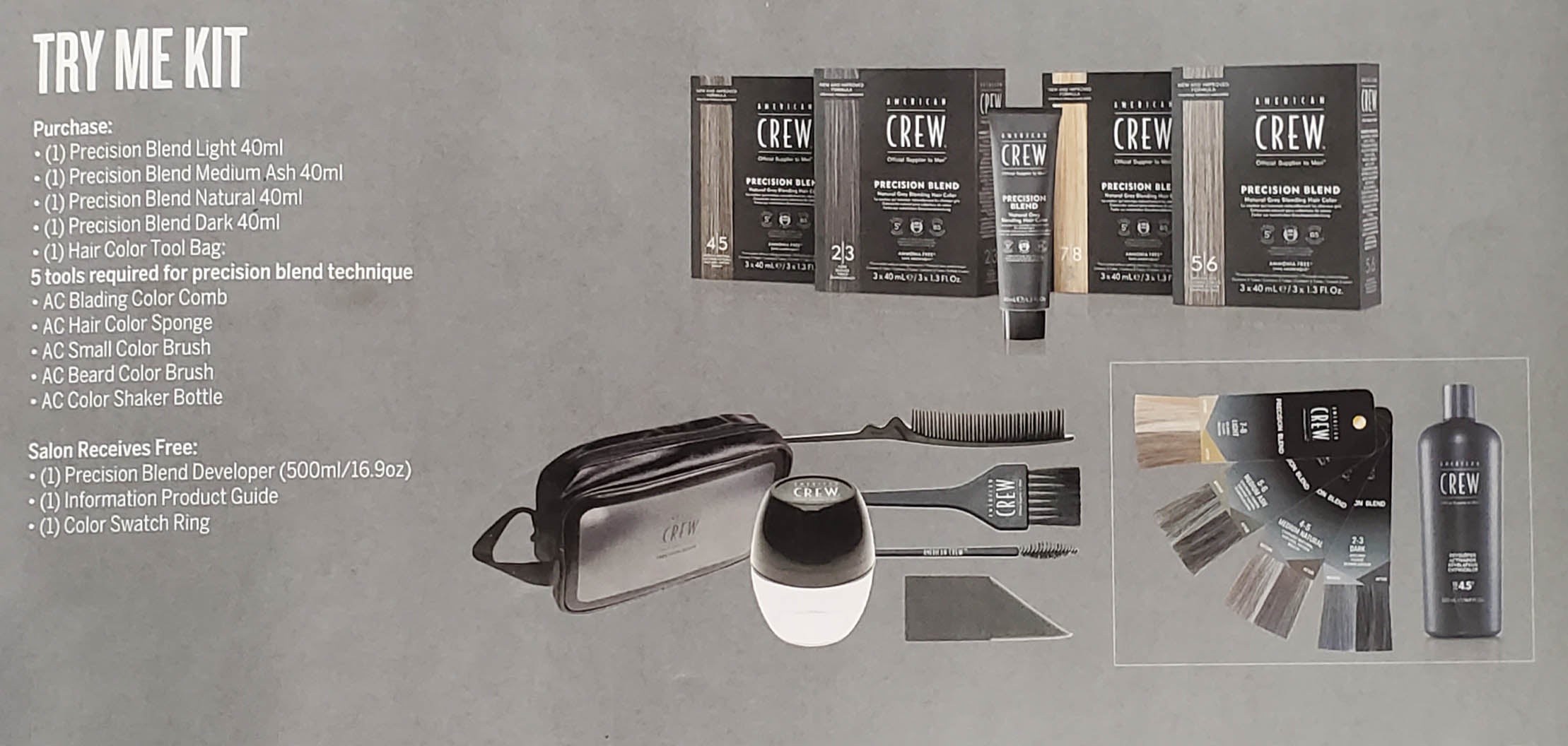 American Crew Precision Blend Try Me Kit 00285
