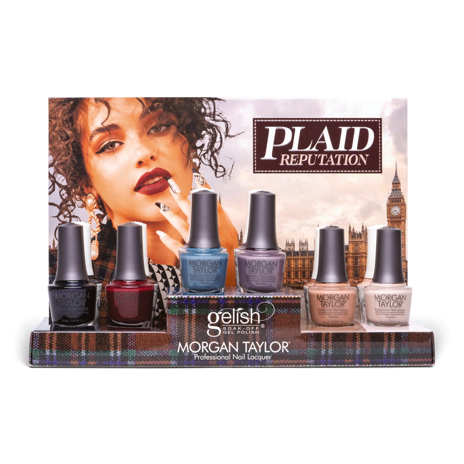 Gelish & Morgan Taylor Plaid Reputation 12PC 1130056