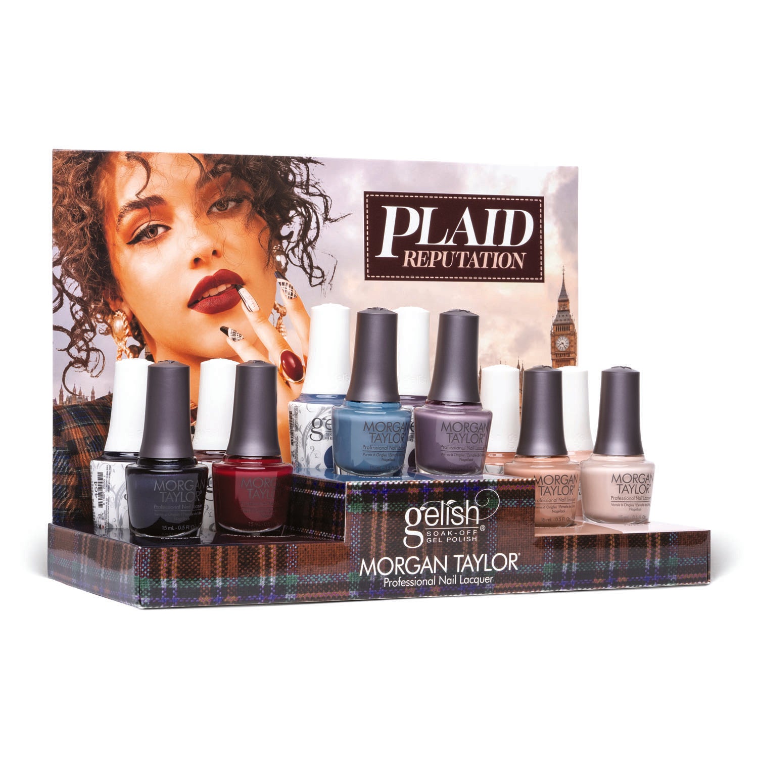 Gelish & Morgan Taylor Plaid Reputation 12PC 1130056