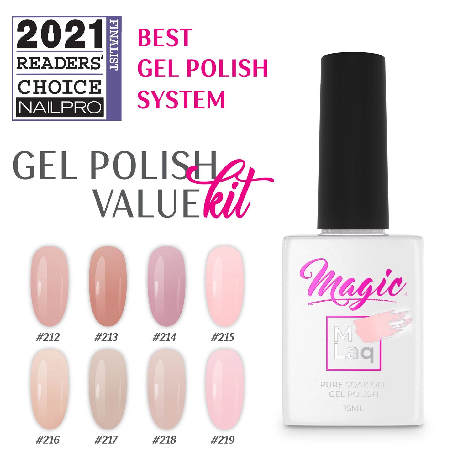 Magic Gel System Gel Polish Value Kit - Beiges & Pinks 47263