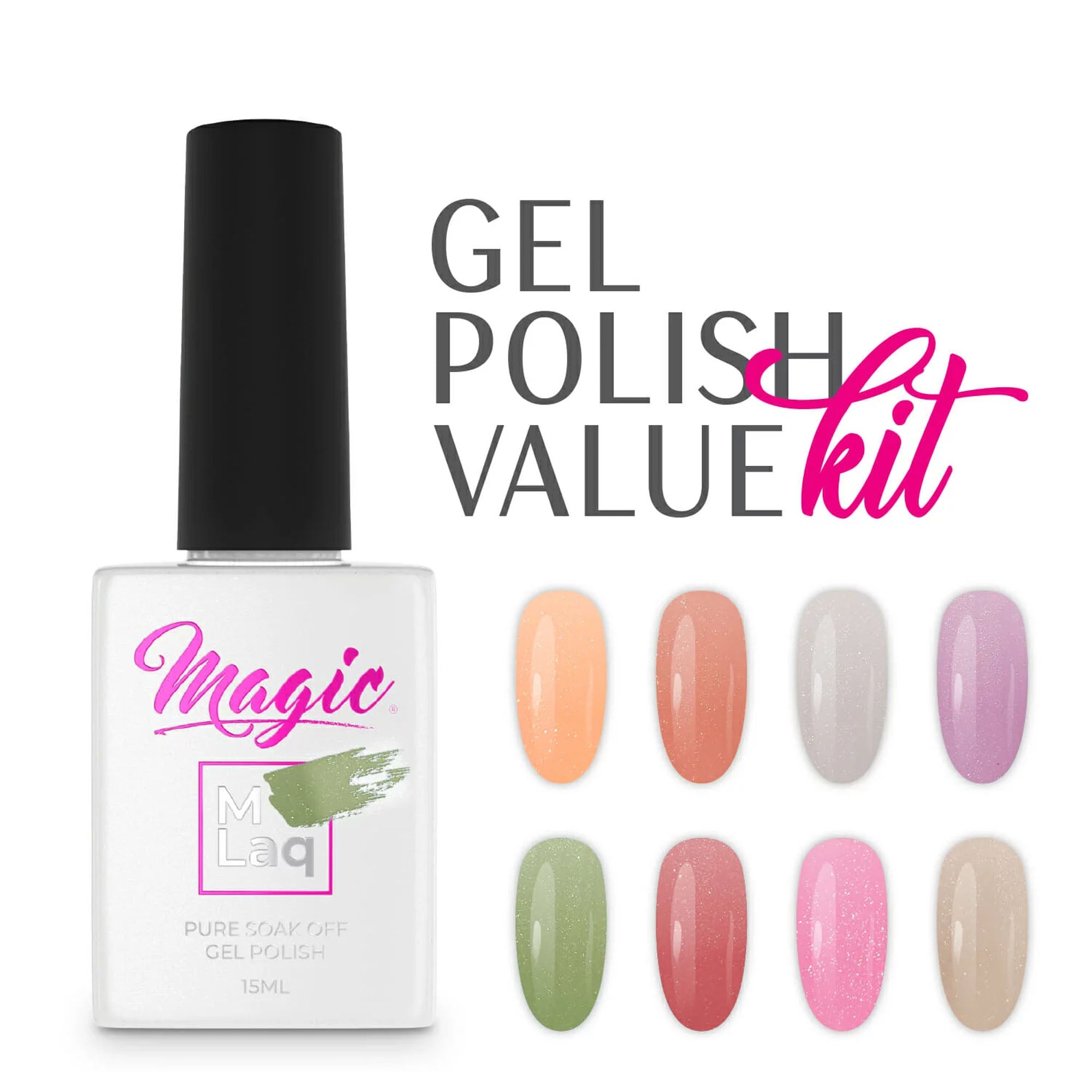 Magic Gel System Gel Polish Value Kit Earthy Toned Pas 47042