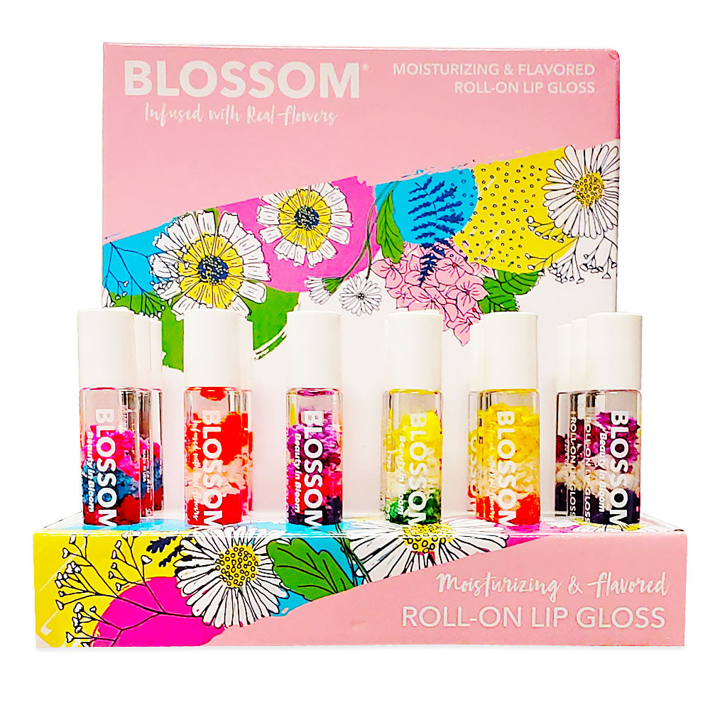 Blossom Tropical Fruit Roll-on Lip Gloss 18pcs BLLG18B