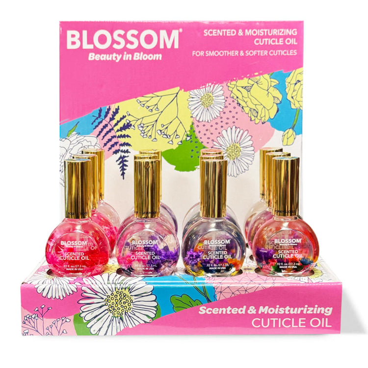 Blossom Floral Scented Cuticle Oil Display 12Pcs BLCO12