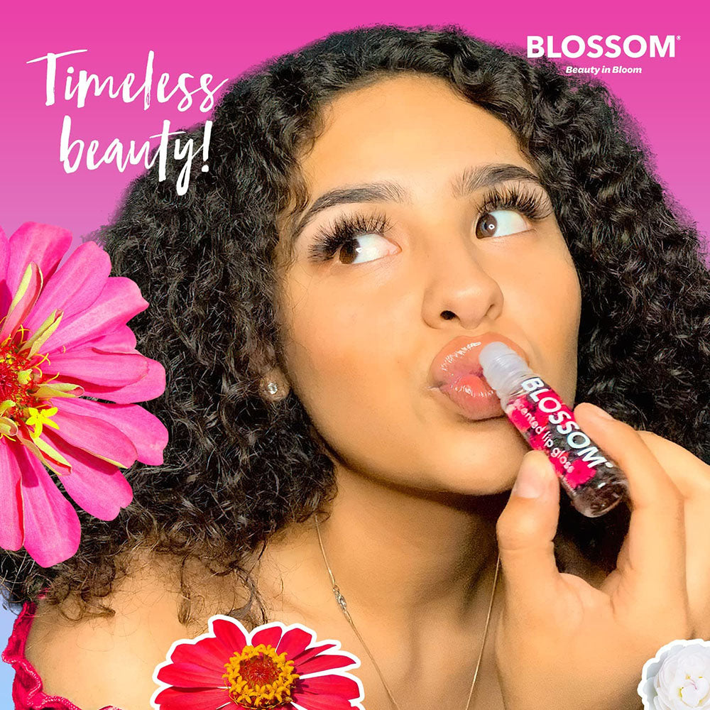 Blossom Moisturizing Roll-on Lip Gloss 18PC Dis BLLGX18