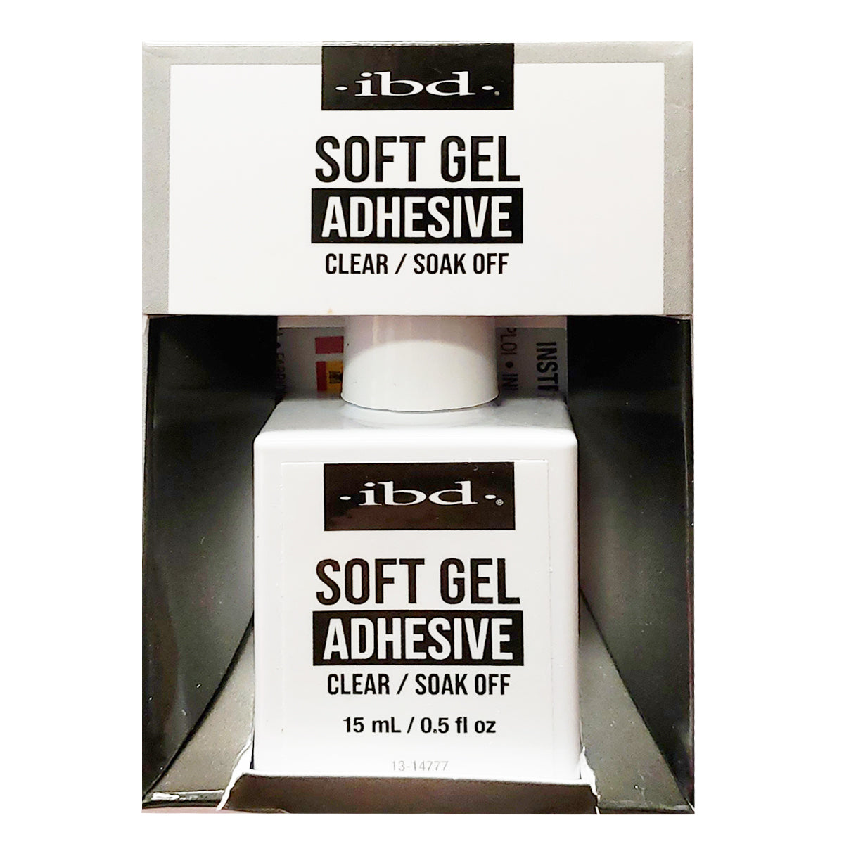 Ibd Soak Off Soft Gel Adhesive Clear 0.5 fl oz 36771