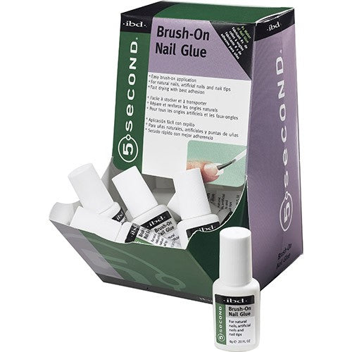 ibd 5 Second Brush-on Nail Glue 0.21 oz/6g 54006 527006