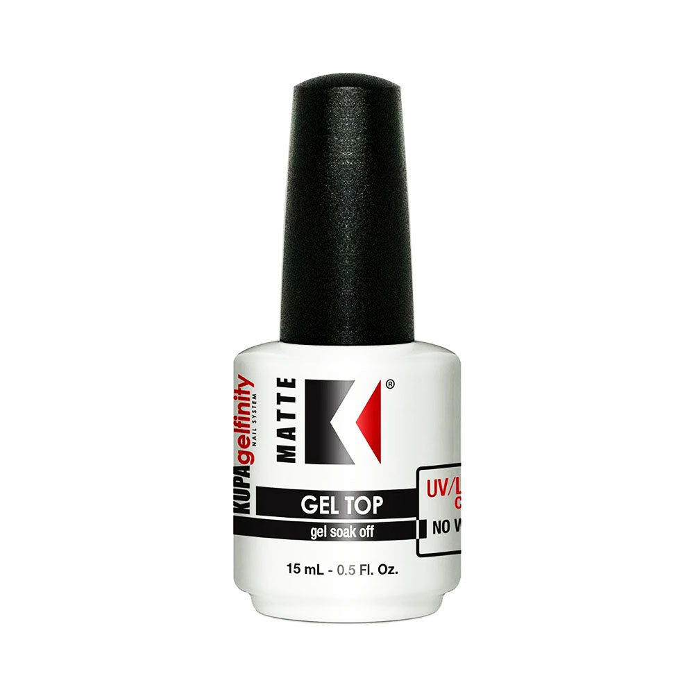 Kupa Matte UV/LED No Wipe Gel Top Soak Off 0.5 fl oz 00219