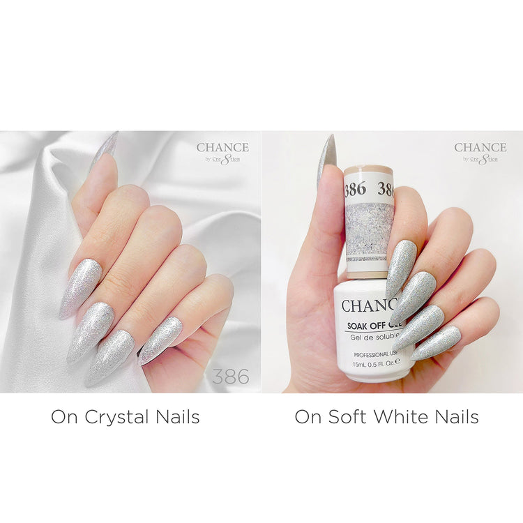 Chance Soak Off Gel 0.5oz - Diamond Dust 386
