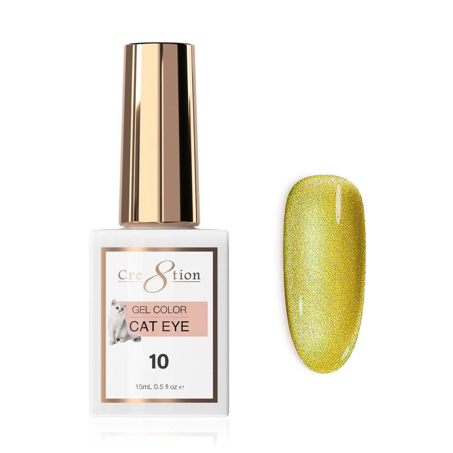 Cre8tion Soak Off Cat Eye Gel #10 0916-0580