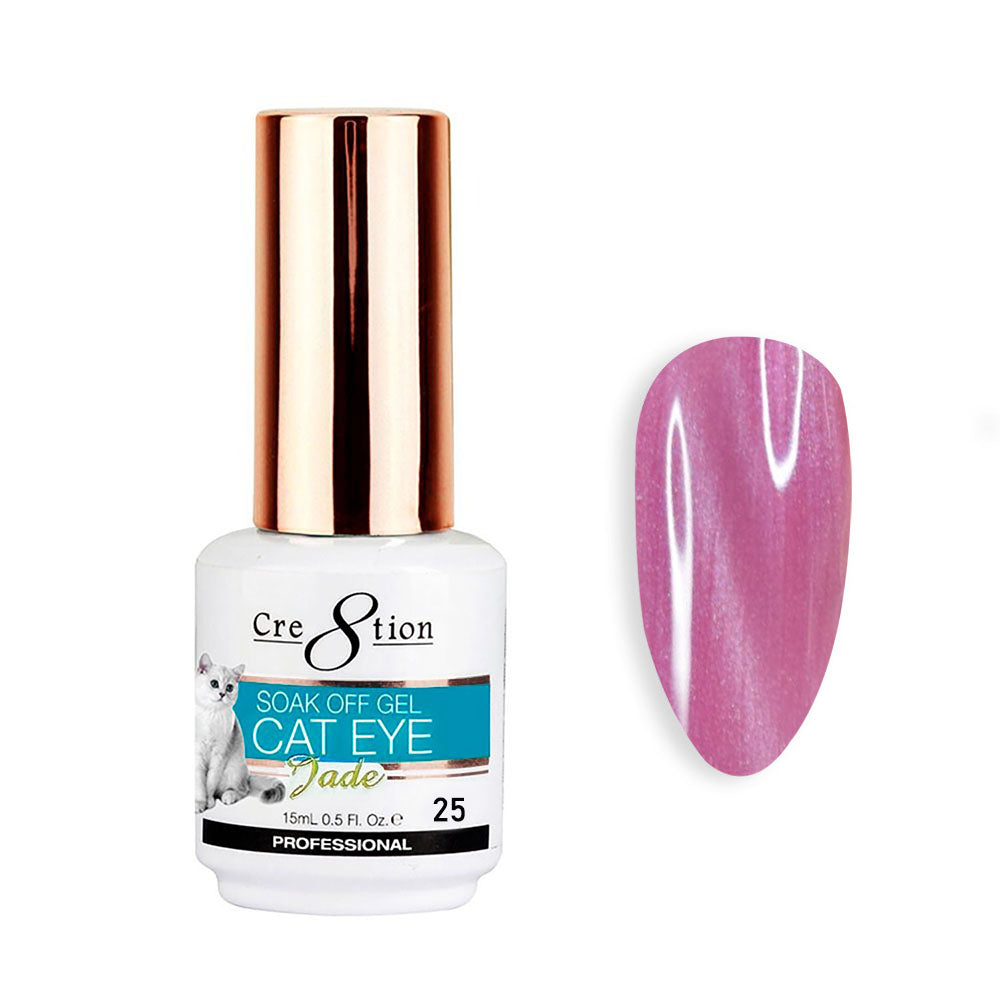 Cre8tion Soak Off Cat Eye Gel Jade #25 0916-0828