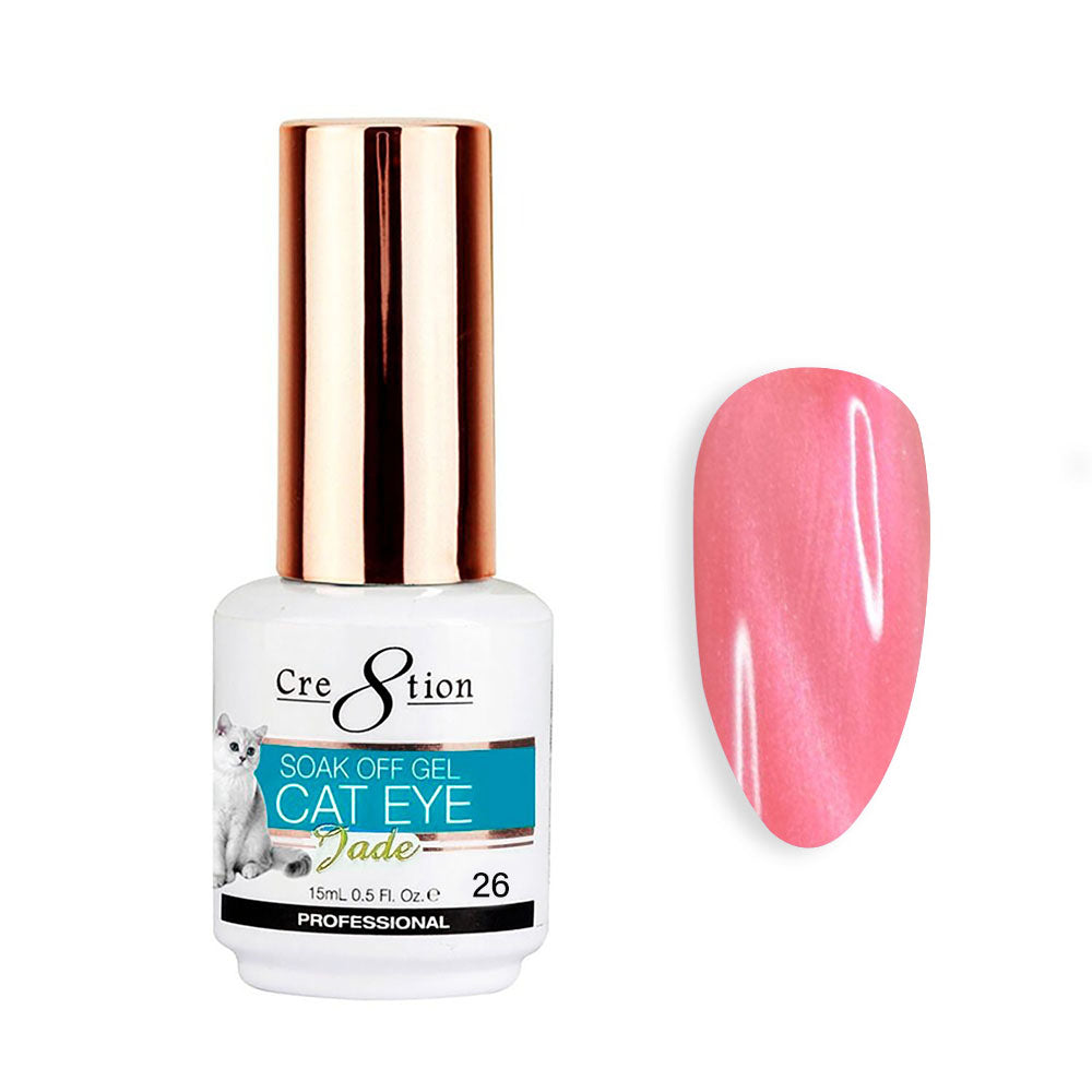 Cre8tion Soak Off Cat Eye Gel Jade #26 0916-0829
