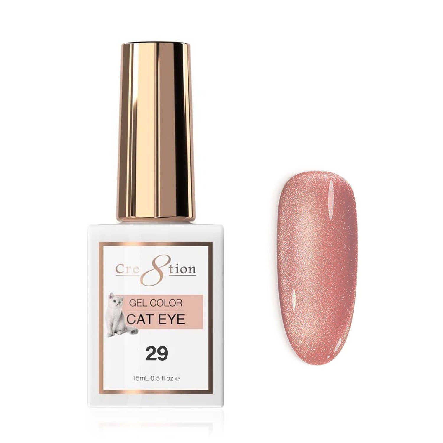 Cre8tion Soak Off Cat Eye Gel #29 0916-0832