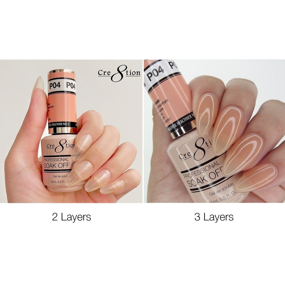 Cre8tion French Collection Soak Off Gel 0.5 oz P04