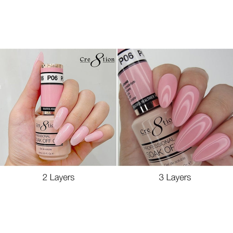 Cre8tion French Collection Soak Off Gel 0.5 oz P06 07042