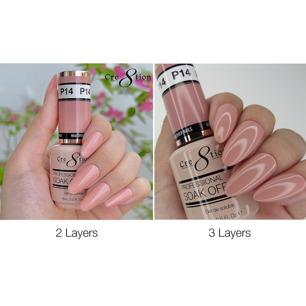 Cre8tion French Collection Soak Off Gel 0.5 oz P14 07050