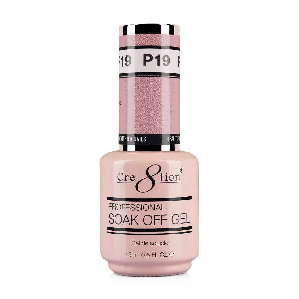 Cre8tion French Collection Soak Off Gel 0.5 oz P19 07081