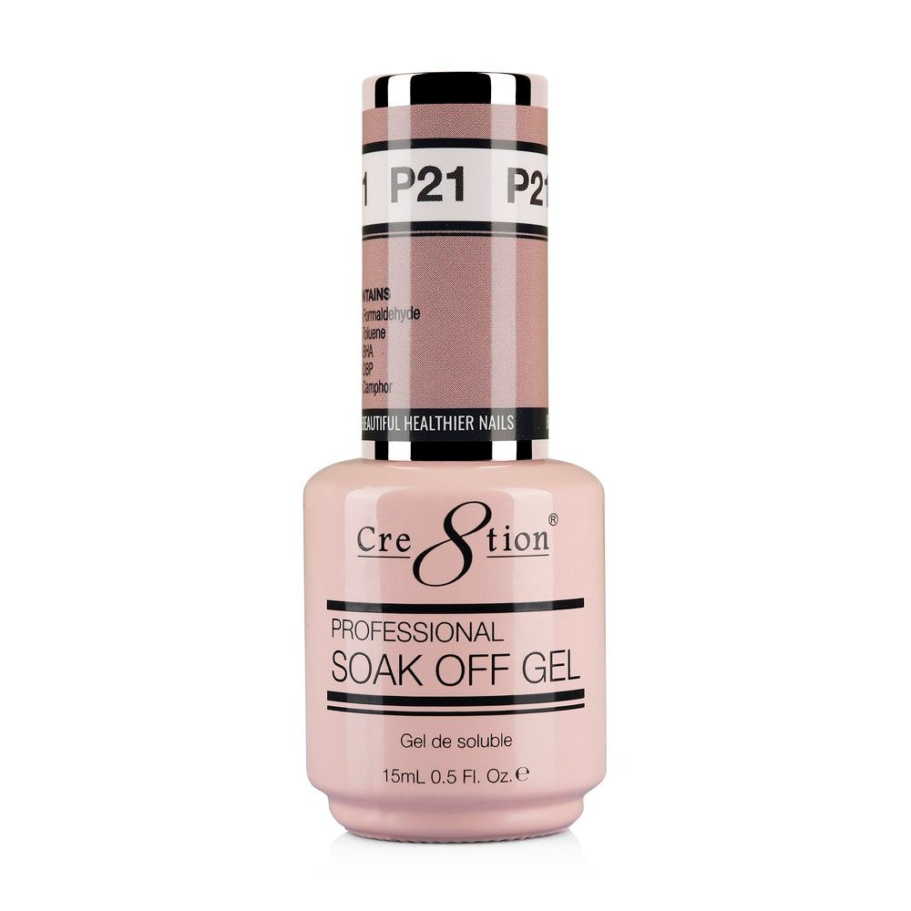 Cre8tion French Collection Soak Off Gel 0.5 oz P21 07083