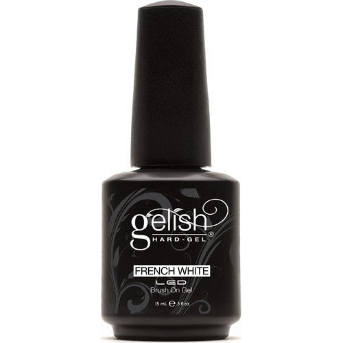 Gelish - Hard Gel French White LED Brush On Gel 0.5oz #01396