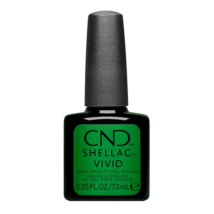 CND Shellac Vivid Shamrock Green 0.25 fl oz 7.3 ml 01763