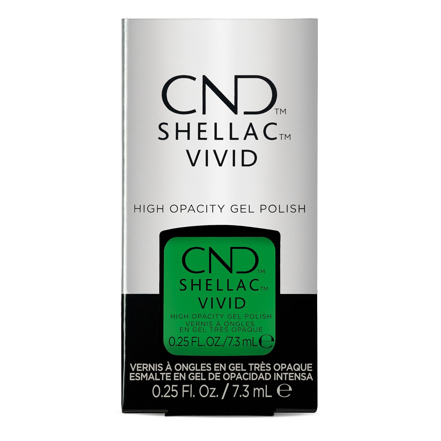 CND Shellac Vivid Shamrock Green 0.25 fl oz 7.3 ml 01763
