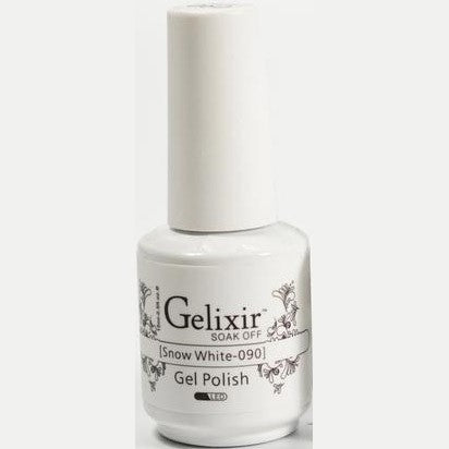 Gelixir Soak Off Gel 0.5 fl oz/15ml - Snow White #090