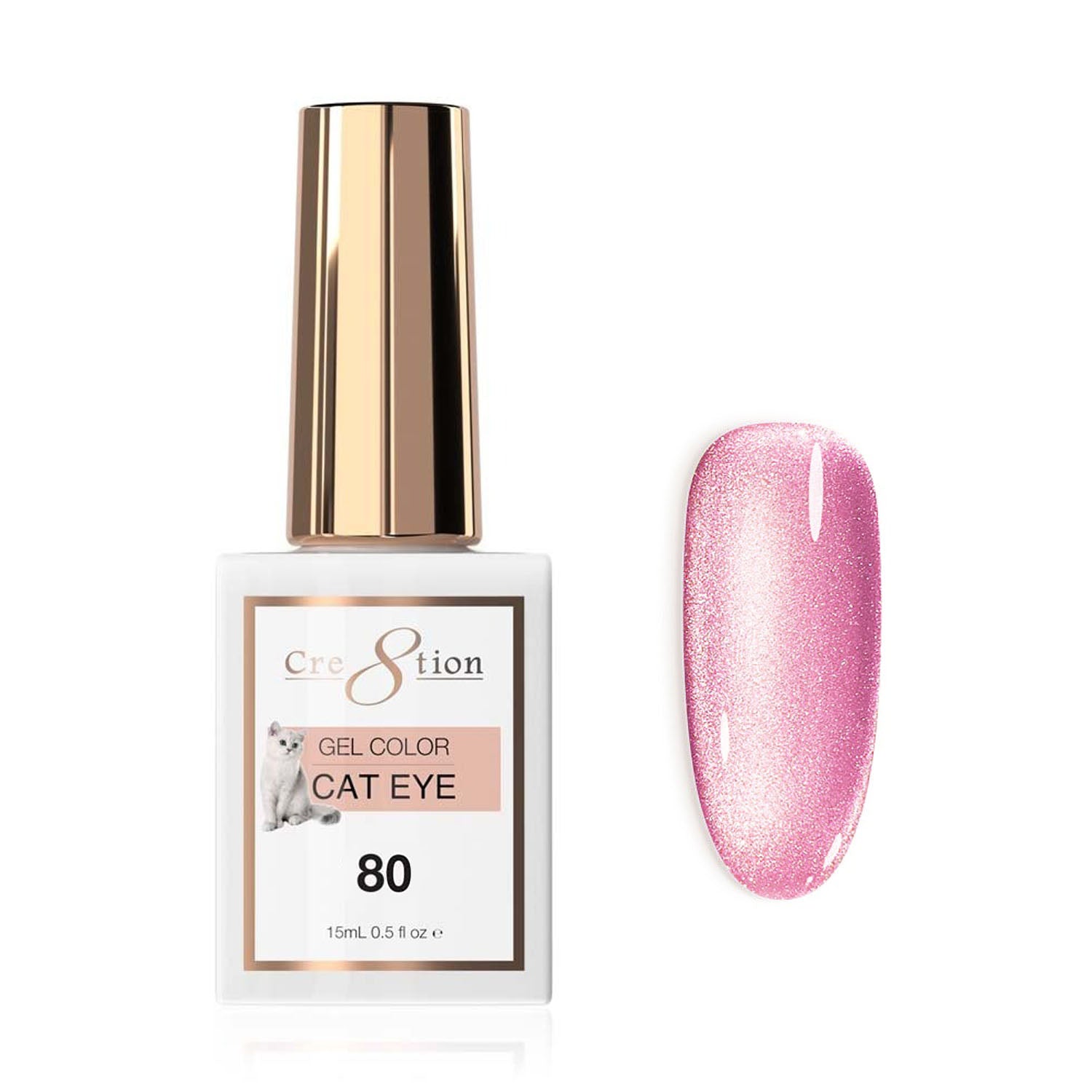 Cre8tion Soak Off Cat Eye Gel #80 0916-2879