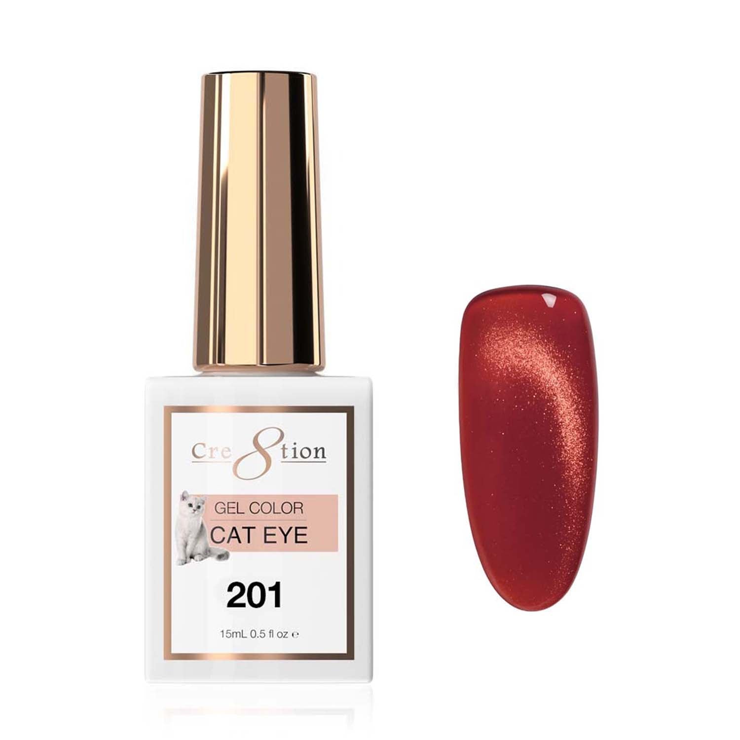 Cre8tion Soak Off Cat Eye Gel #201 0916-3216