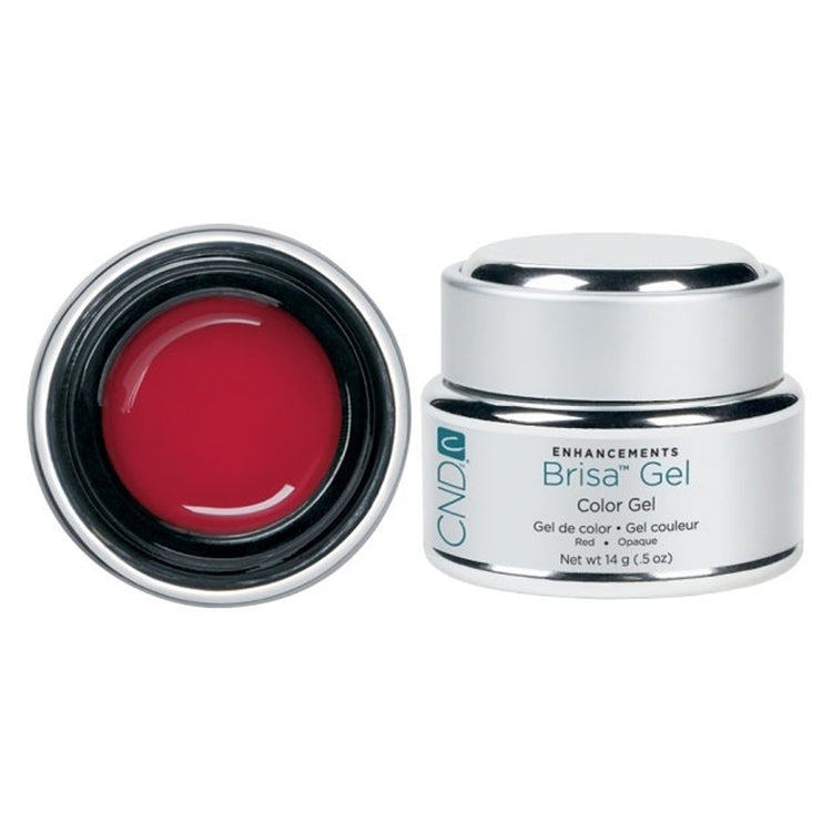 CND Brisa Color Gel Red Opaque 0.5oz - 14g 08068
