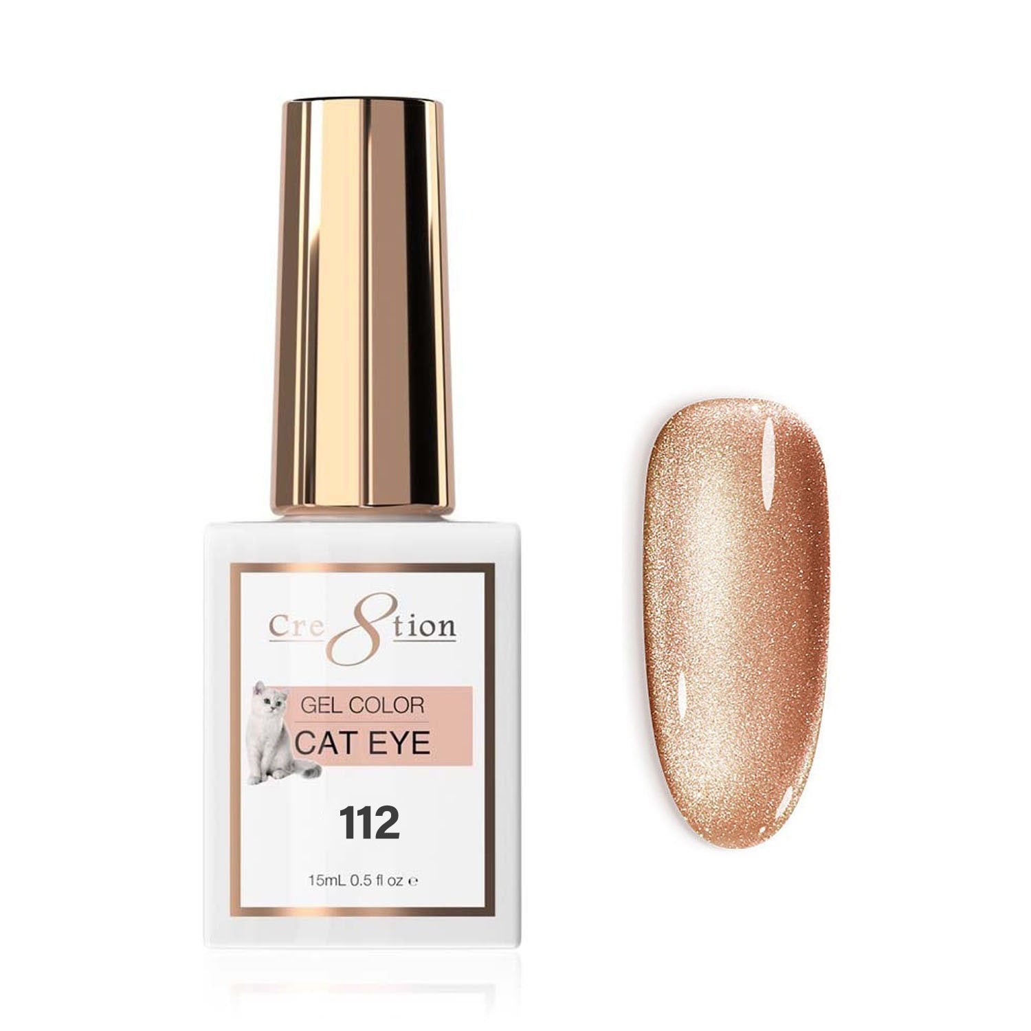 Cre8tion Soak Off Cat Eye Gel #112 0916-3628