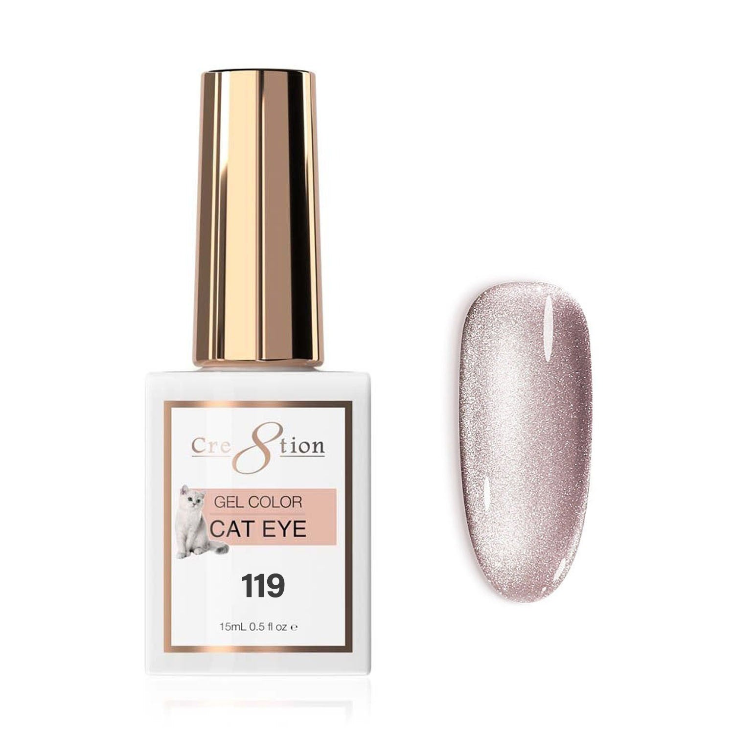 Cre8tion Soak Off Cat Eye Gel #119 0916-3635