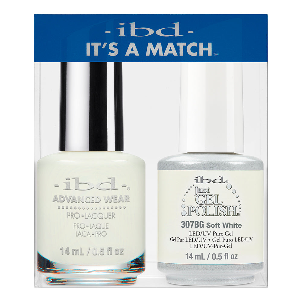 IBD Just Gel Polish It's A Match - Soft White 307BD/32921