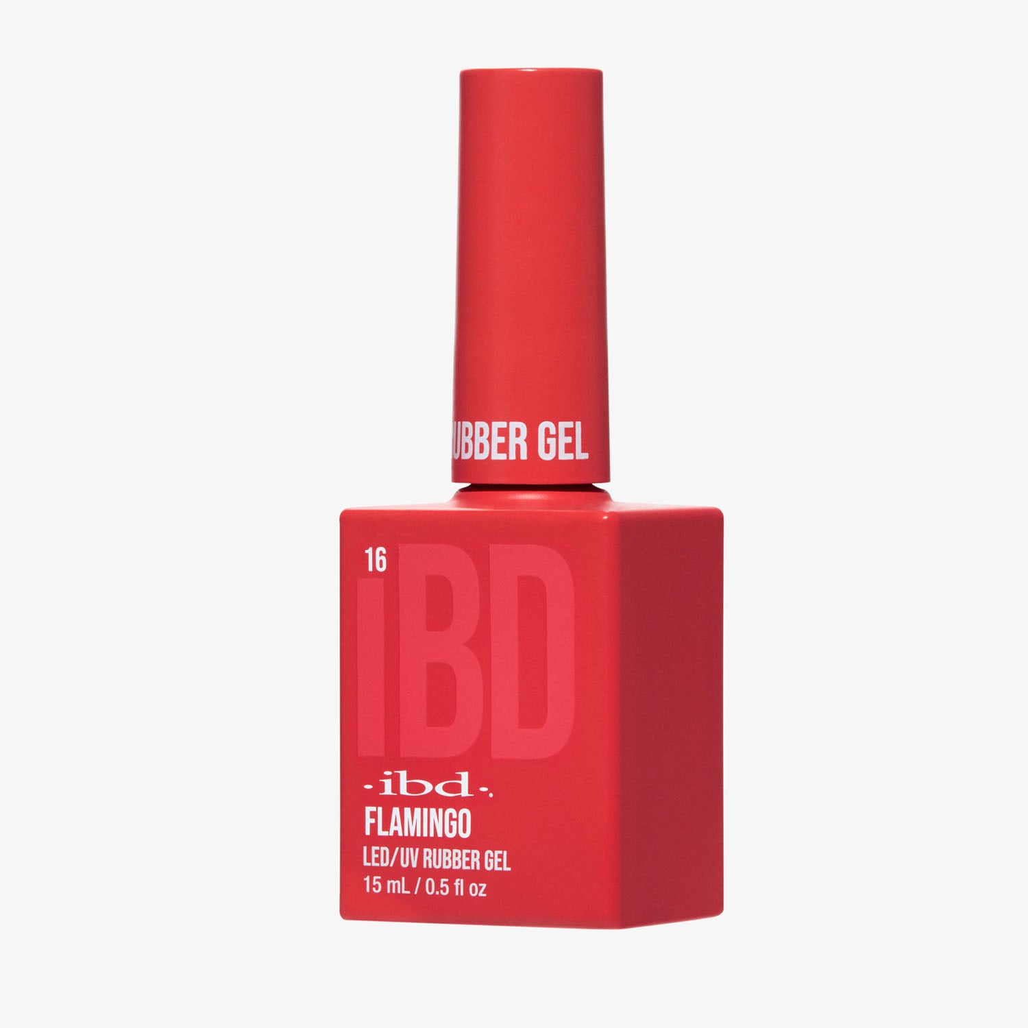 IBD LED/UV Rubber Gel 0.5 oz - Flamingo 37722