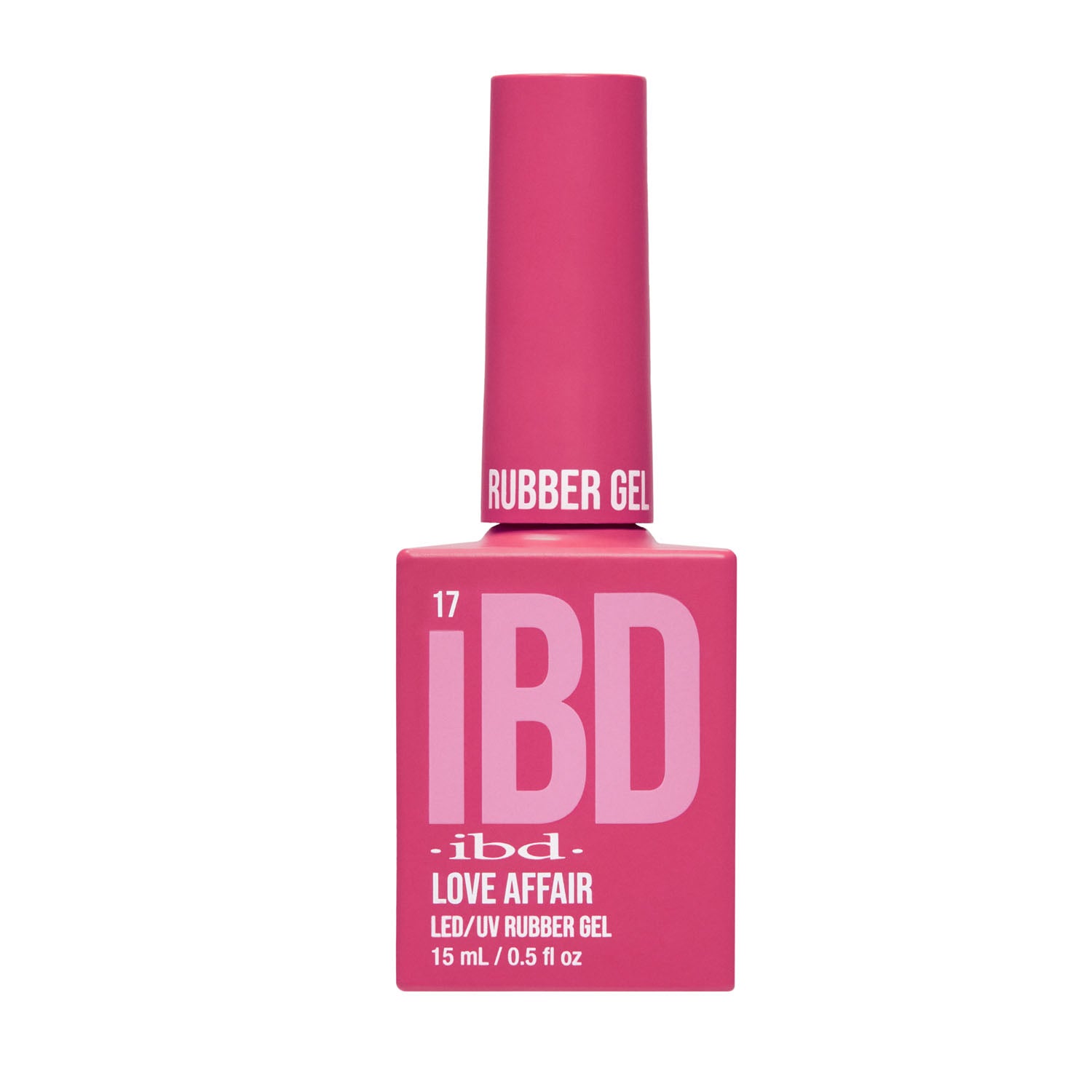 IBD LED/UV Rubber Gel 0.5 oz - Love Affair 37723