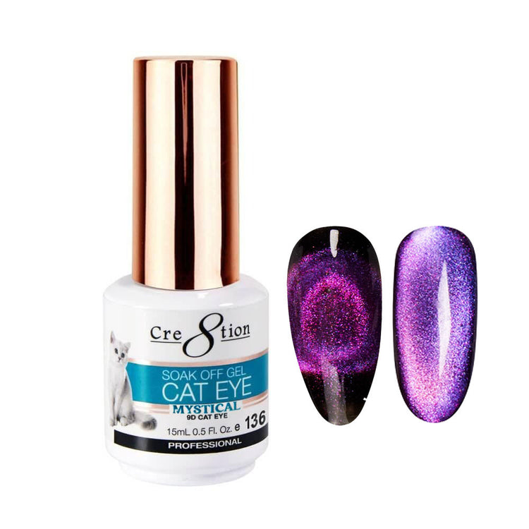 Cre8tion Soak Off 9D Cat Eye Gel Mystical #136 0916-2837