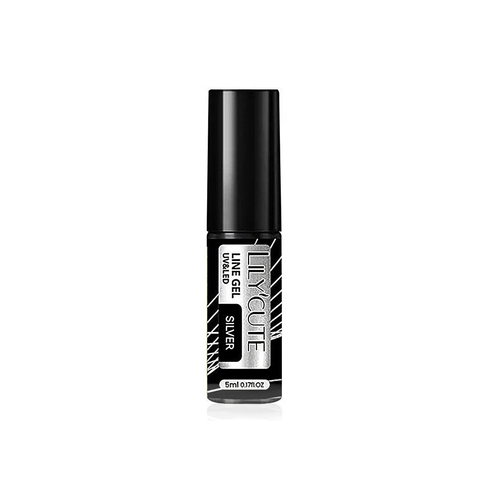 Gel Art UV & LED Metallic Line Gel Silver 5ml 56567-1