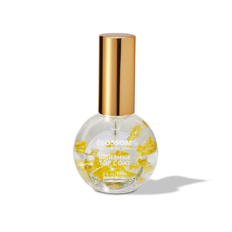 Blossom High Shine Top Coat Yellow Flowers 80150