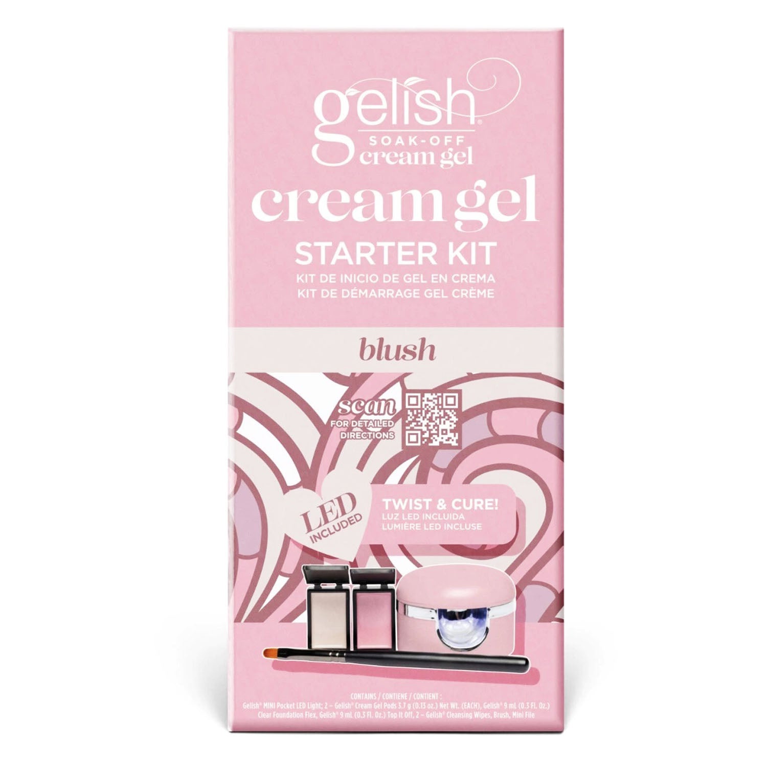 Gelish Solid Cream Gel Polish Starter Kit - Blush 1121809