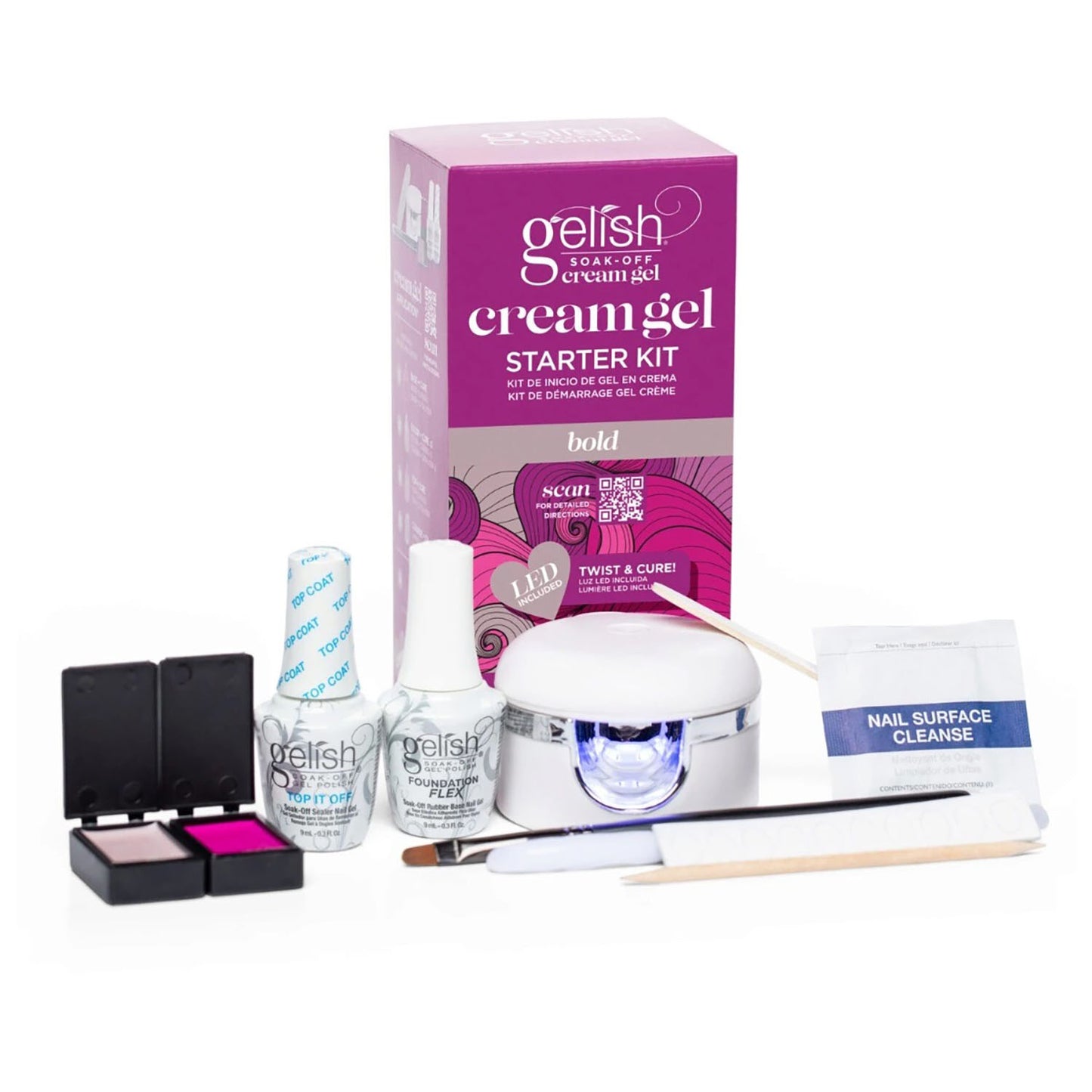 Gelish Solid Cream Gel Polish Bold Kit 1121810