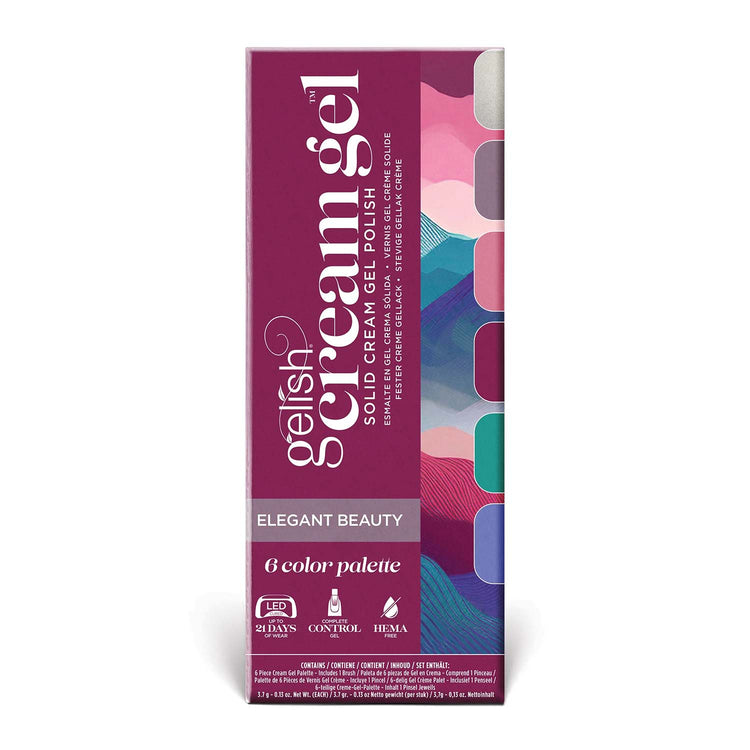 Gelish Solid Cream Gel Polish Palette Elegant Beauty 1121822