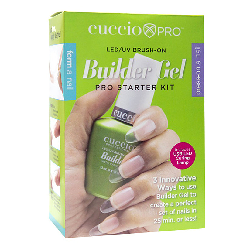 Cuccio LED/UV Brush-on Builder Gel Pro Starter Kit 98883