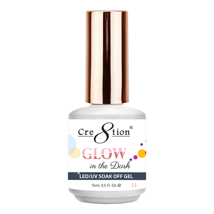Cre8tion Glow In The Dark 11 Soak Off Gel 0.5 floz 0916-0412
