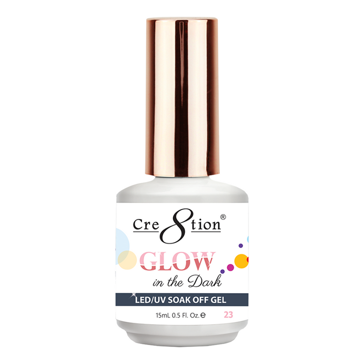 Cre8tion Glow In The Dark 23 Soak Off Gel 0.5 floz 0916-0424