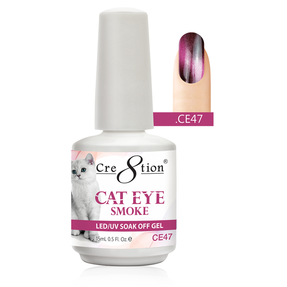 Cre8tion Cat Eye Soda Crystal Soak Off Gel 0.5 oz #47 1834