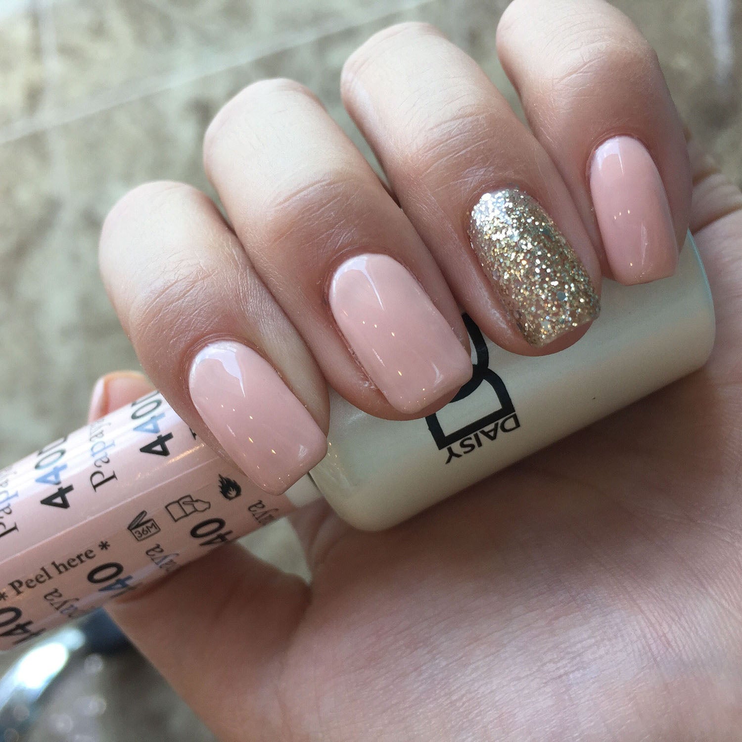 Daisy DND440 Soak Off Gel All In One Set - Papaya Whip